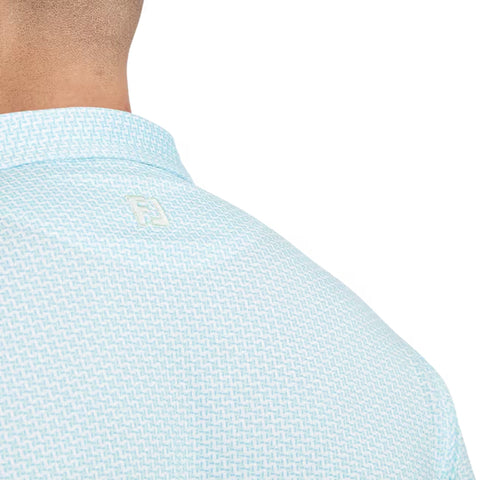 Houndstooth Geo Lisle Polo Herren