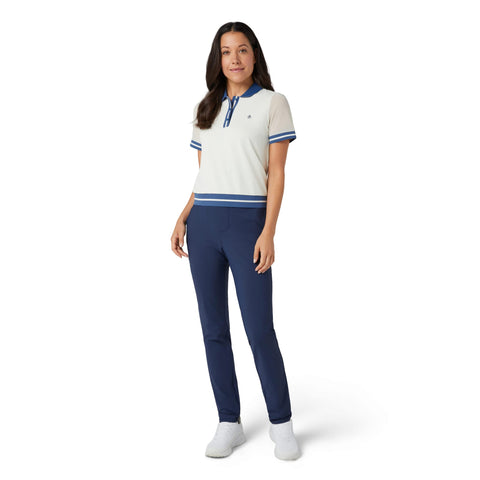 Waist Length Colourblock Polo Damen