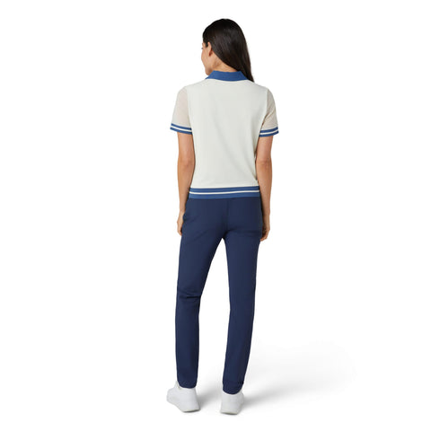 Waist Length Colourblock Polo Damen