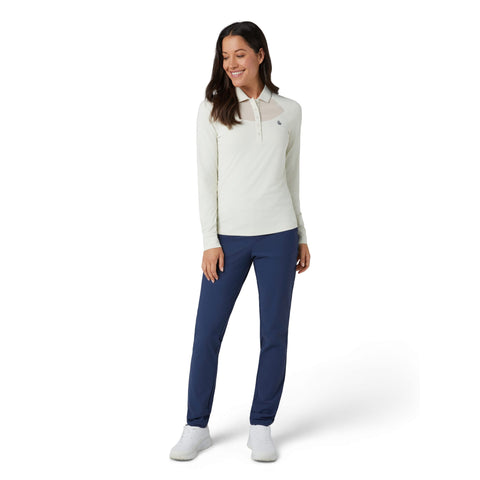 Longsleeve Mesh Polo Damen