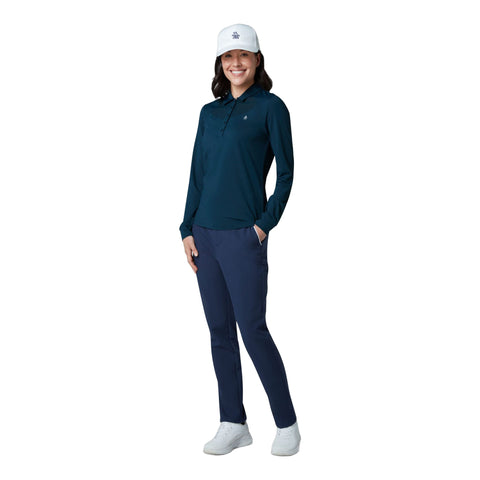 Longsleeve Mesh Polo Damen