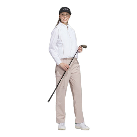 Beyond Twistweave Loose Quarter-Zip Weste Damen