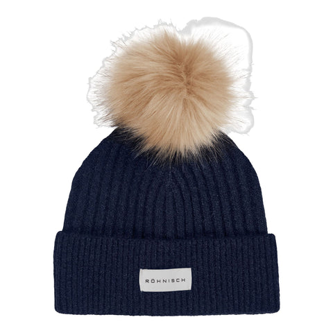 Pom Rib Beanie Damen