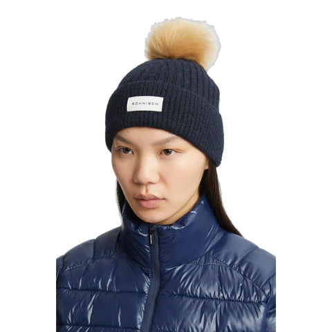 Pom Rib Beanie Damen