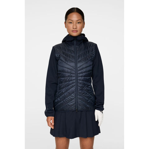 Madde Quilt Hybrid Kapuzenjacke