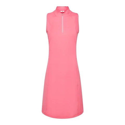 1/4 Zip Sleeveless Kleid Damen