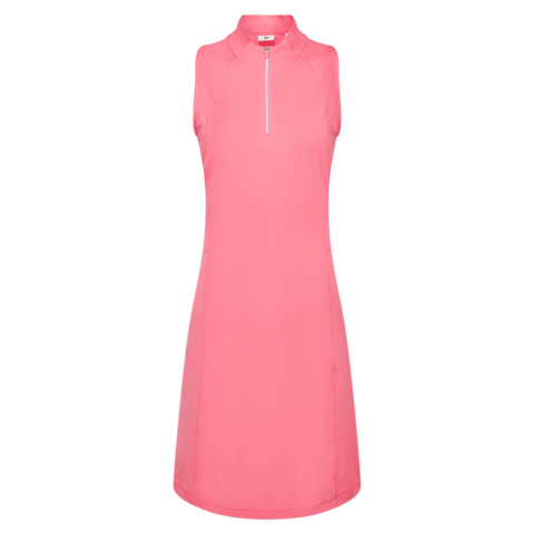 1/4 Zip Sleeveless Kleid Damen