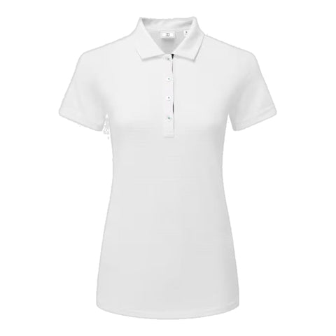 Jacquard Stripe Polo Damen
