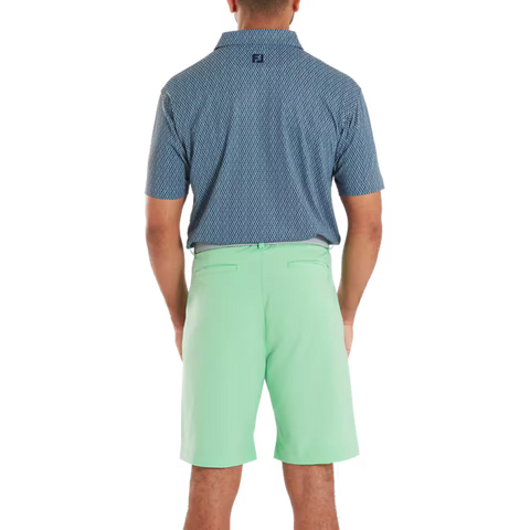 Modernist Geo Pique Polo Herren