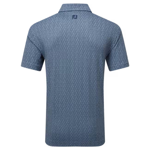 Modernist Geo Pique Polo Herren