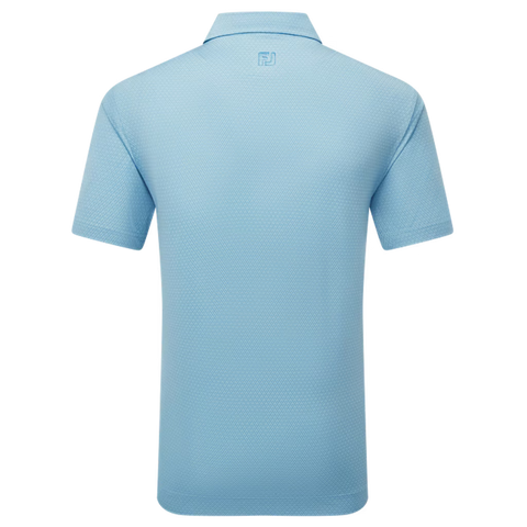 Deco Diamond Print Lisle Polo Herren