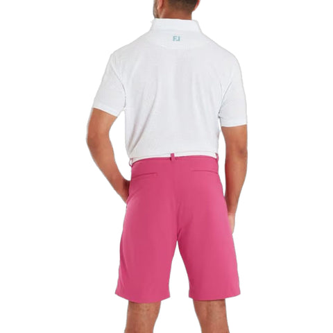 Bird Print Lisle Polo Herren