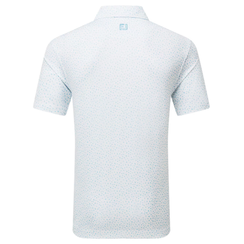 Bird Print Lisle Polo Herren