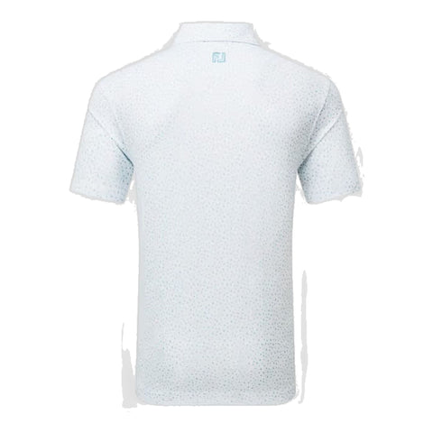 Bird Print Lisle Polo Herren