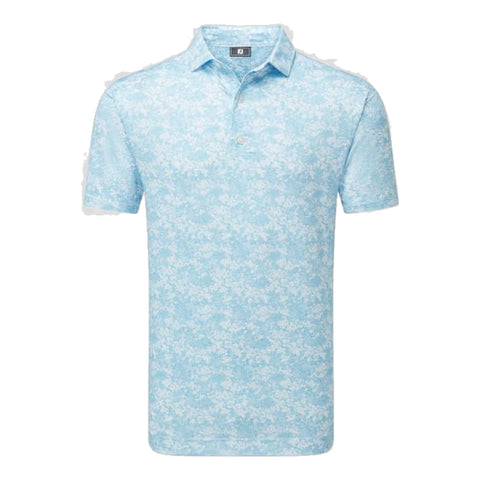 Garden Print Lisle Polo Herren