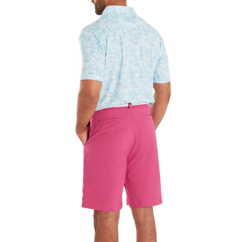 Garden Print Lisle Polo Herren