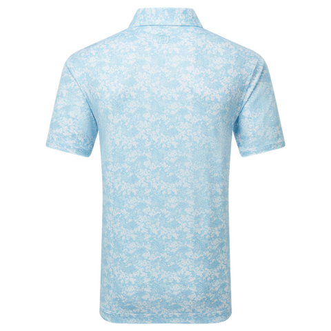 Garden Print Lisle Polo Herren