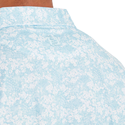 Garden Print Lisle Polo Herren