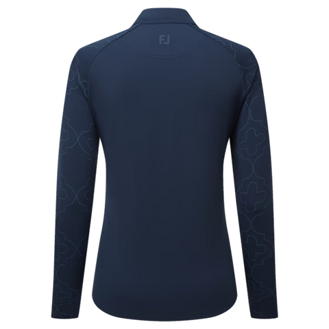 Full Zip Printed Sleeve Midlayer Damen