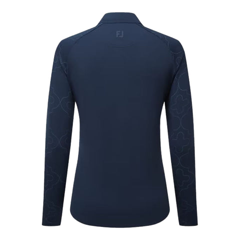 Full Zip Printed Sleeve Midlayer Damen