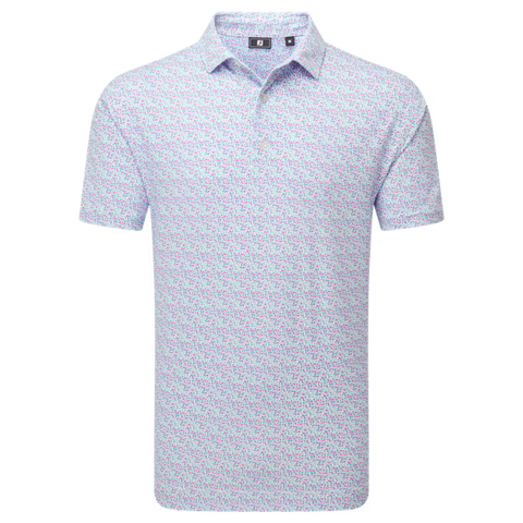 Gamer Print Pique Polo Herren