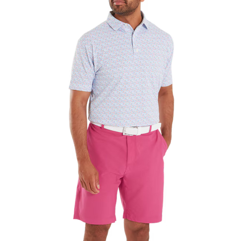 Gamer Print Pique Polo Herren