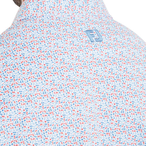 Gamer Print Pique Polo Herren