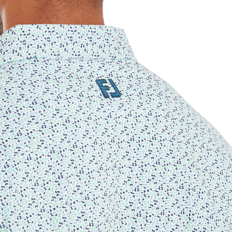Gamer Print Pique Polo Herren