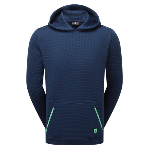 Textured Knit Hoodie Herren