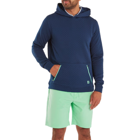 Textured Knit Hoodie Herren