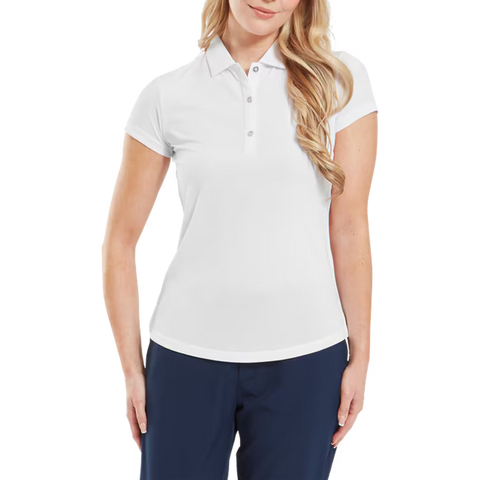 Cap Sleeve Lisle Polo Damen