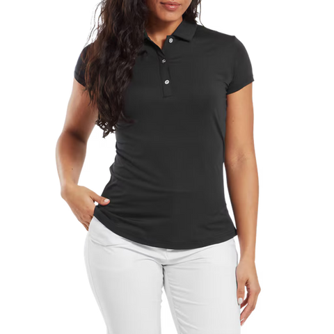 Cap Sleeve Lisle Polo Damen