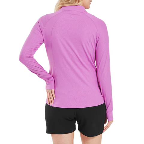 Embossed Full-Zip Midlayer Damen