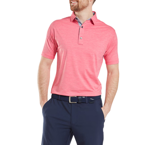Heather Lisle with Trim Polo Herren
