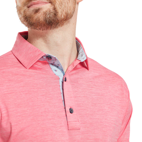 Heather Lisle with Trim Polo Herren