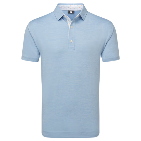 Heather Lisle with Trim Polo Herren