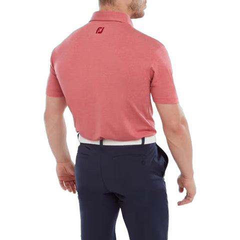 Heather Self Collar Lisle Polo Herren