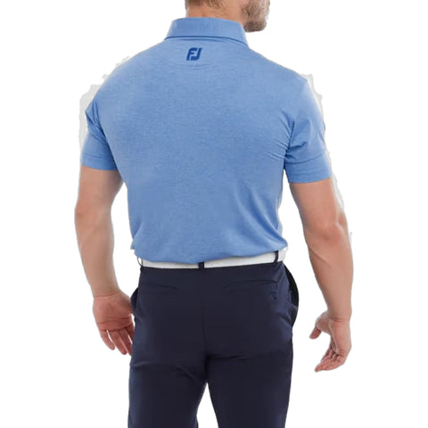 Heather Self Collar Lisle Polo Herren