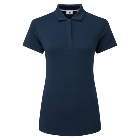 Jacquard SS Polo Damen