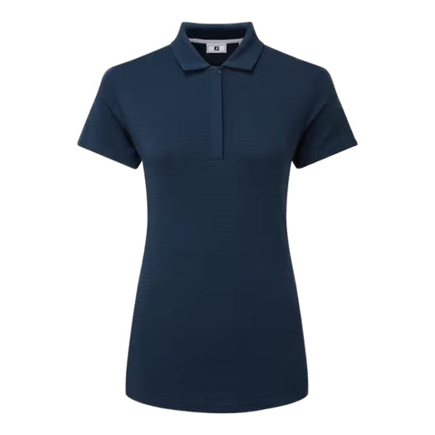 Jacquard SS Polo Damen