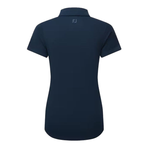 Jacquard SS Polo Damen