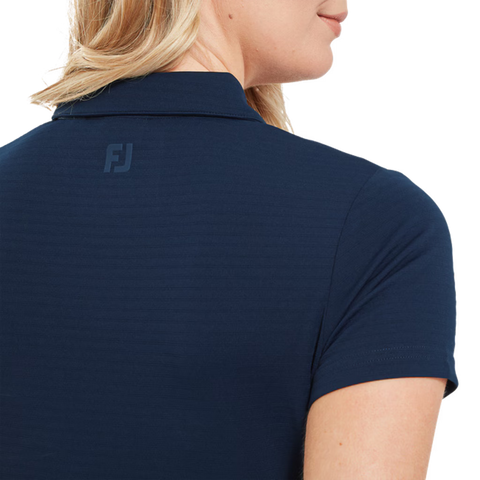 Jacquard SS Polo Damen