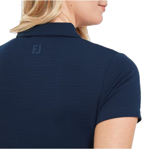 Jacquard SS Polo Damen