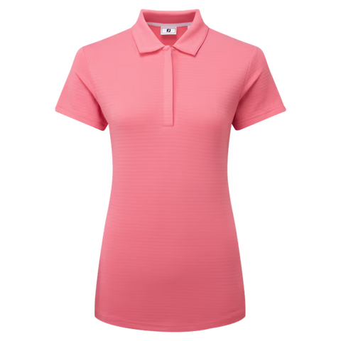 Jacquard SS Polo Damen