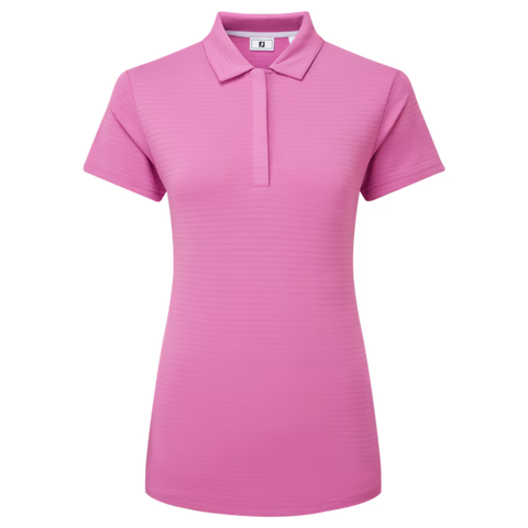 Jacquard SS Polo Damen