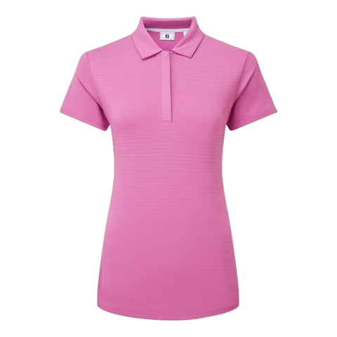 Jacquard SS Polo Damen