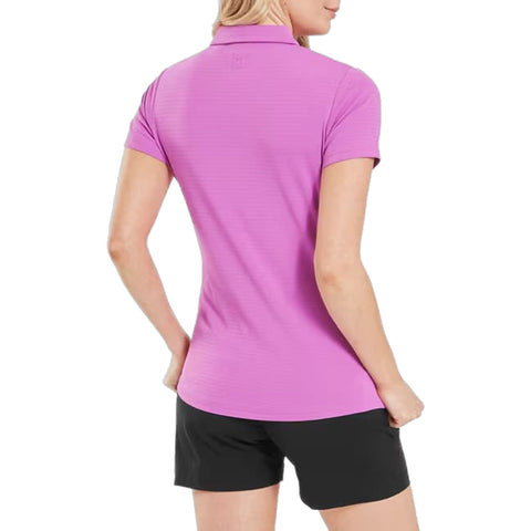 Jacquard SS Polo Damen