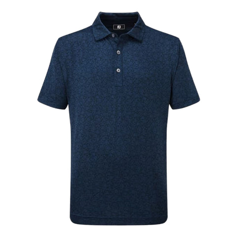 Junior Painted Floral Lisle Polo