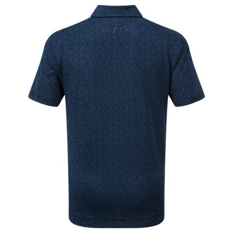 Junior Painted Floral Lisle Polo Unisex