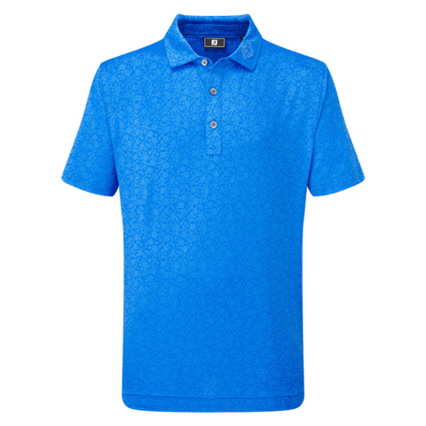 Junior Painted Floral Lisle Polo Unisex